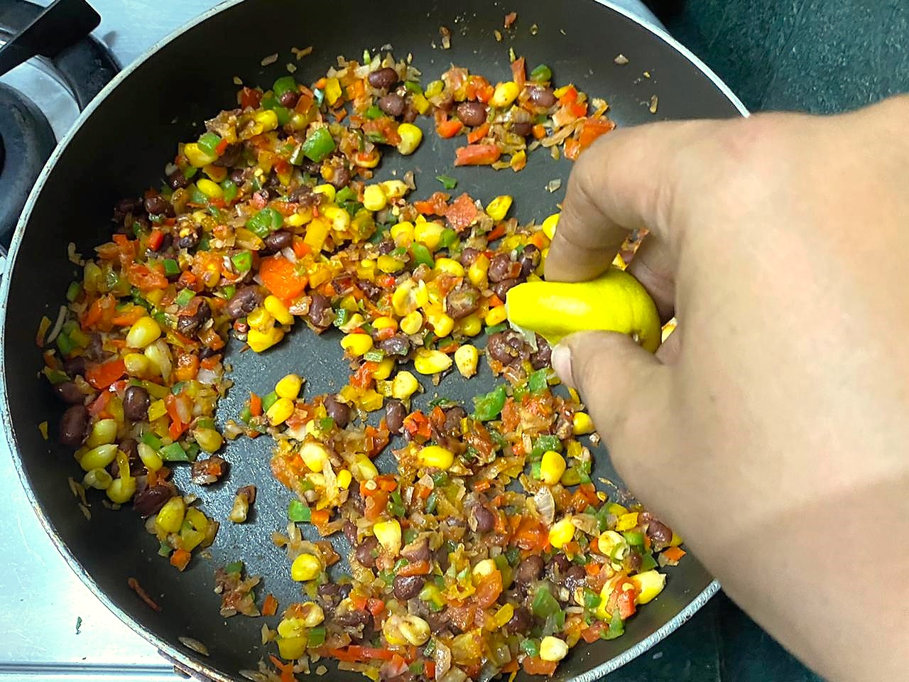 Corn and Bean Lettuce Wraps Recipe