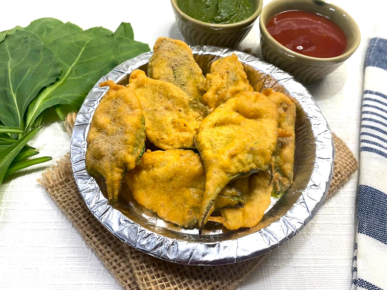 Palak Patte Pakora Recipe