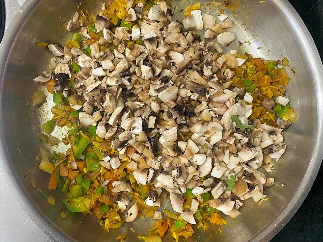 Mushroom Bhurji Recipe