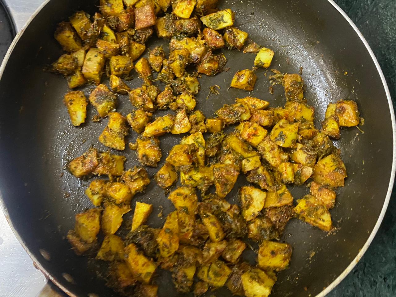 Quick Aloo Kasuri Methi Recipe