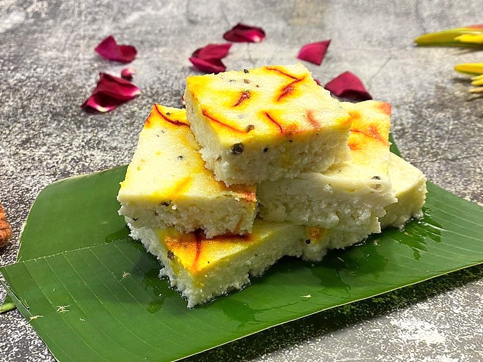 Steamed Sandesh Recipe