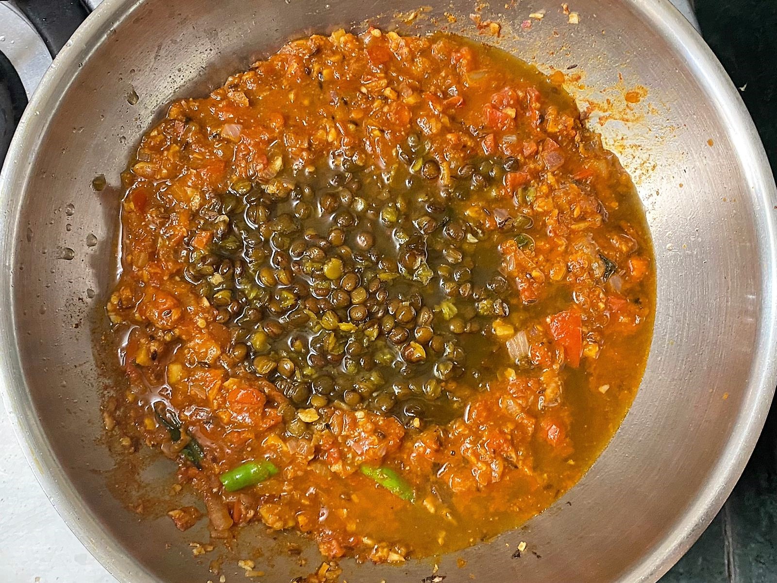 Whole Masoor Dal Recipe (Brown Lentils)