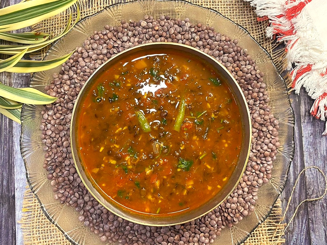 Whole Masoor Dal Recipe (Brown Lentils)