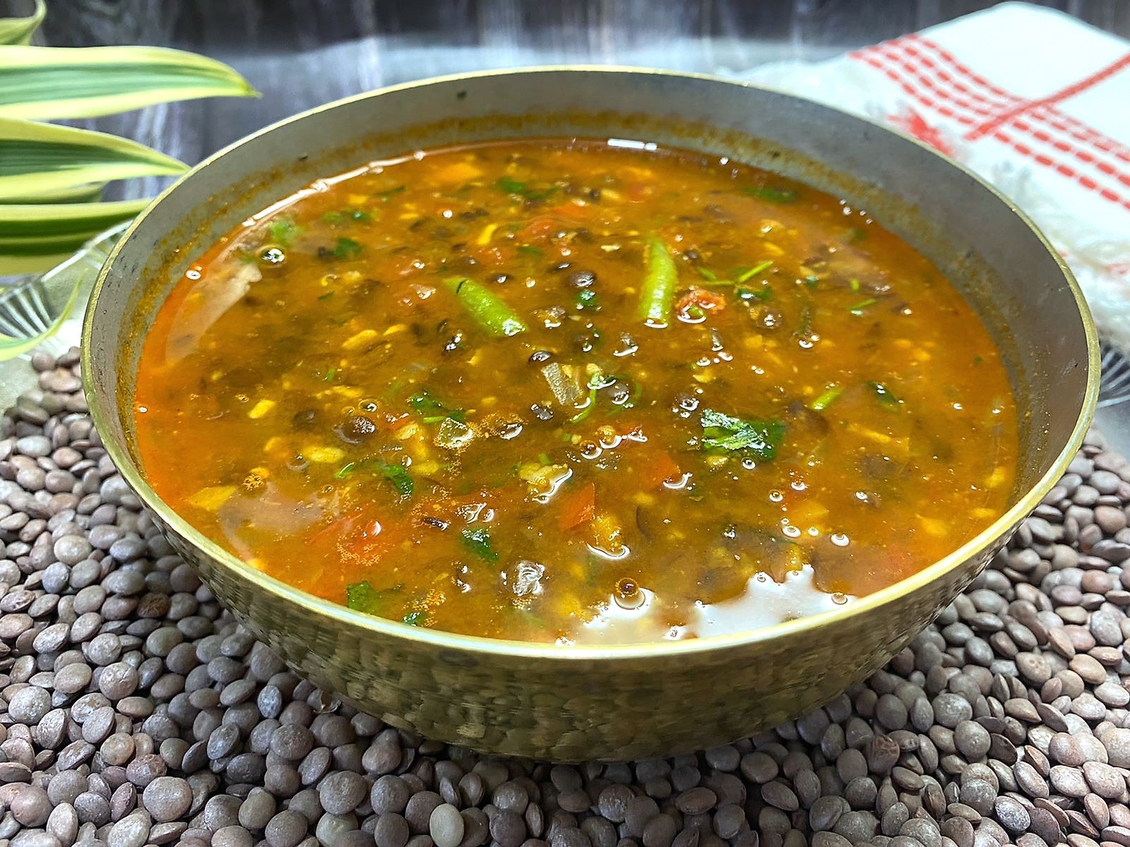 Whole Masoor Dal Recipe (Brown Lentils)