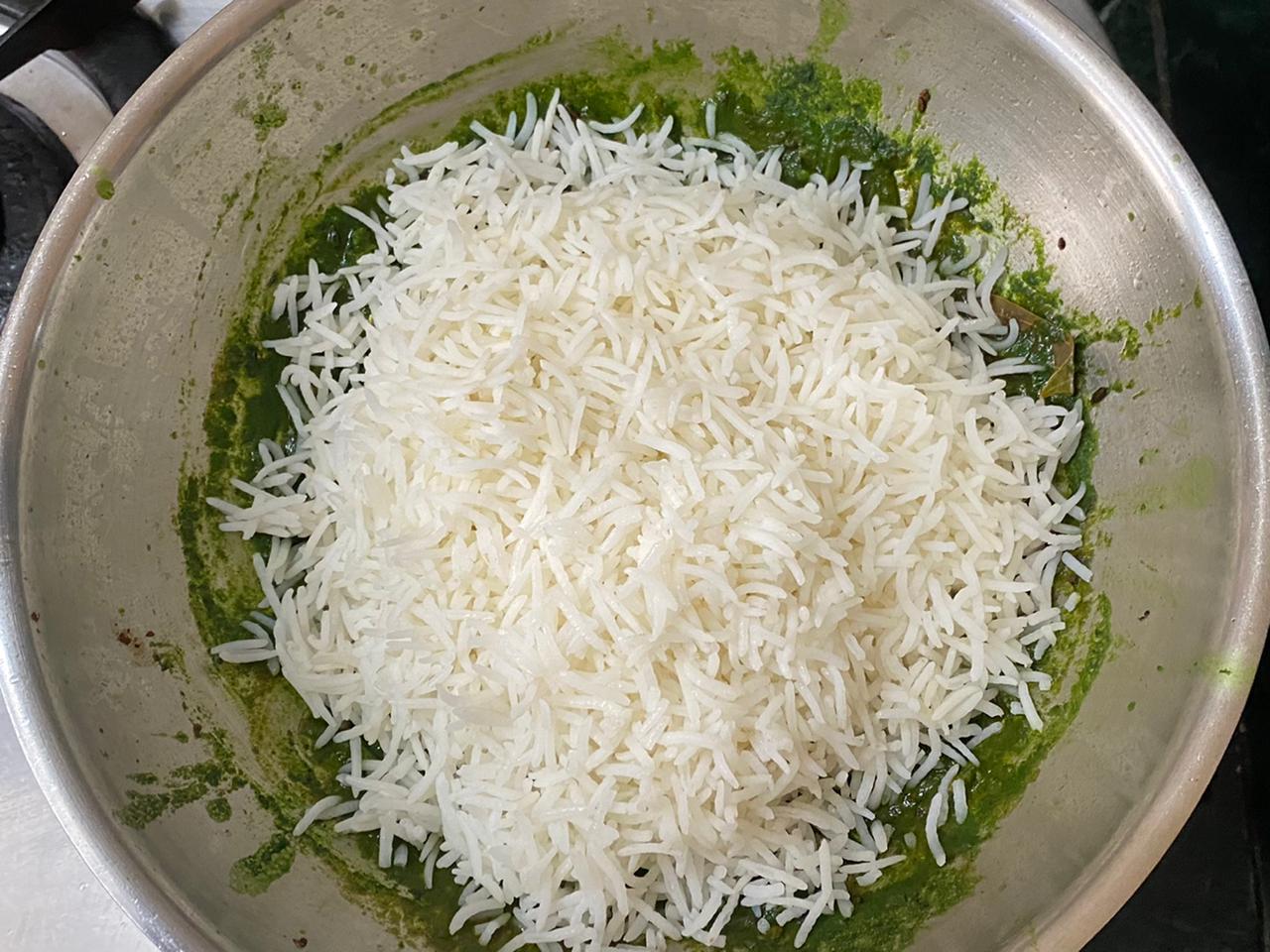 Spinach Rice Recipe