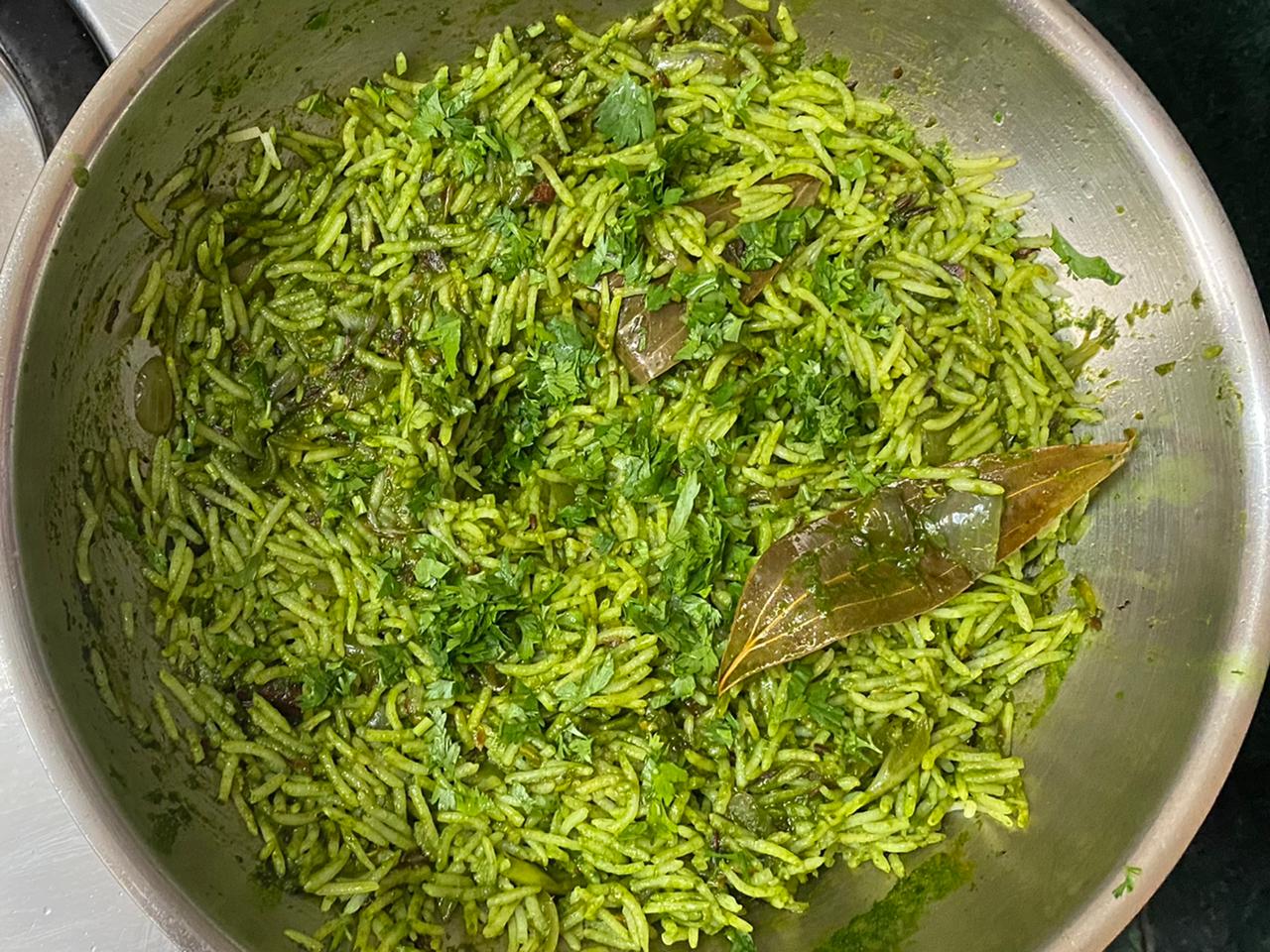 Spinach Rice Recipe