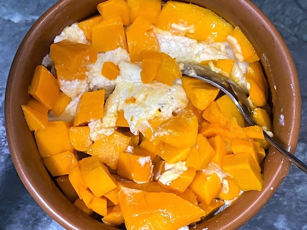 Layered Mango Sandesh Recipe