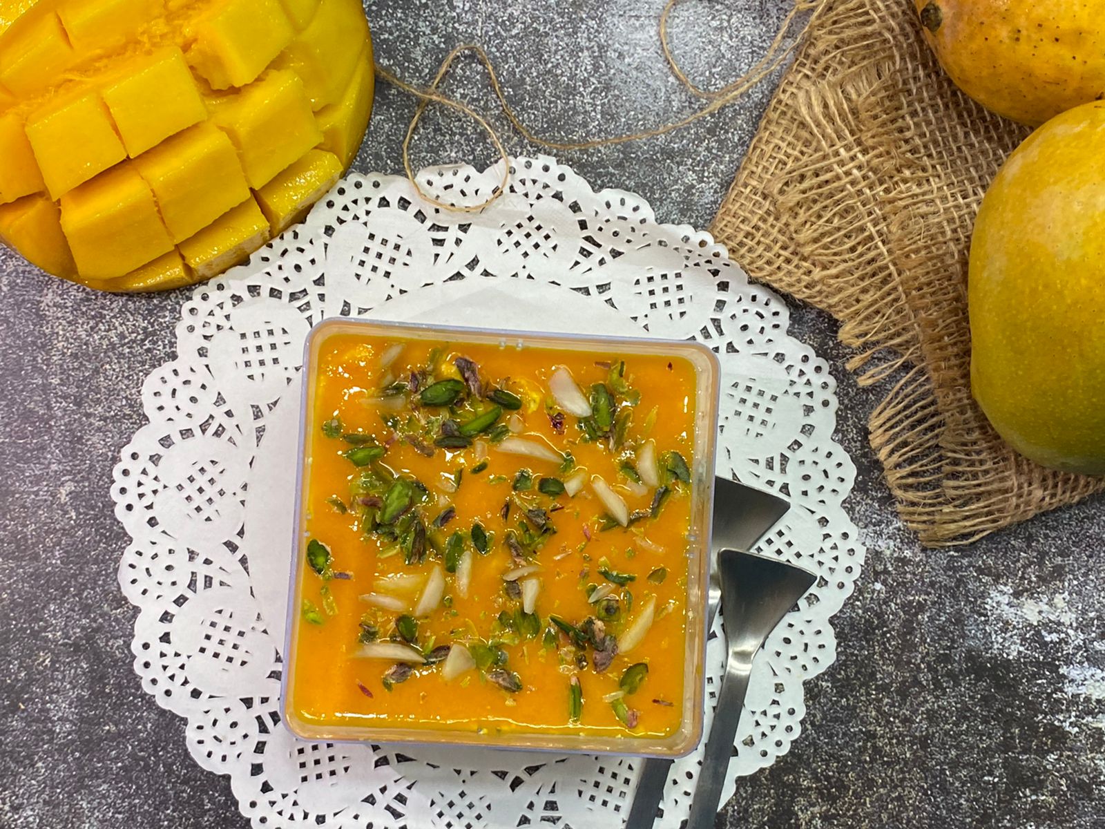 Layered Mango Sandesh Recipe