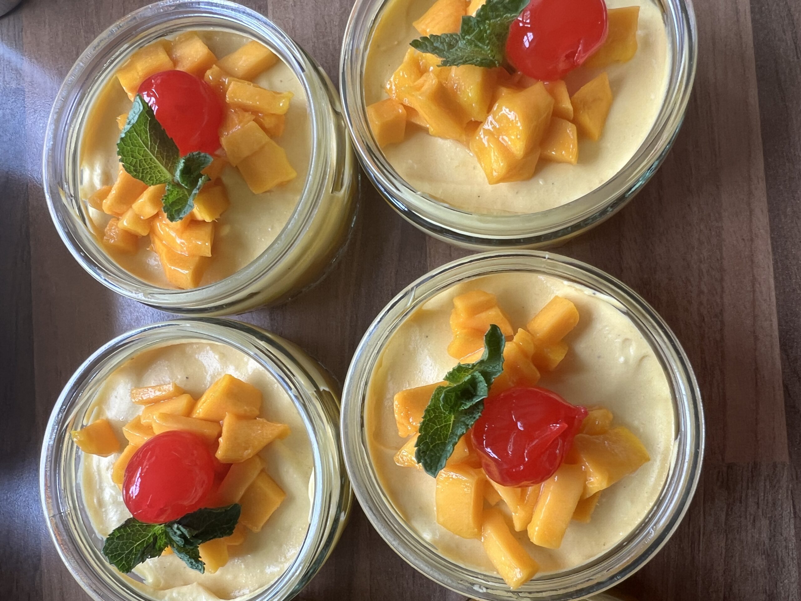 Eggless Mango Mousse Recipe