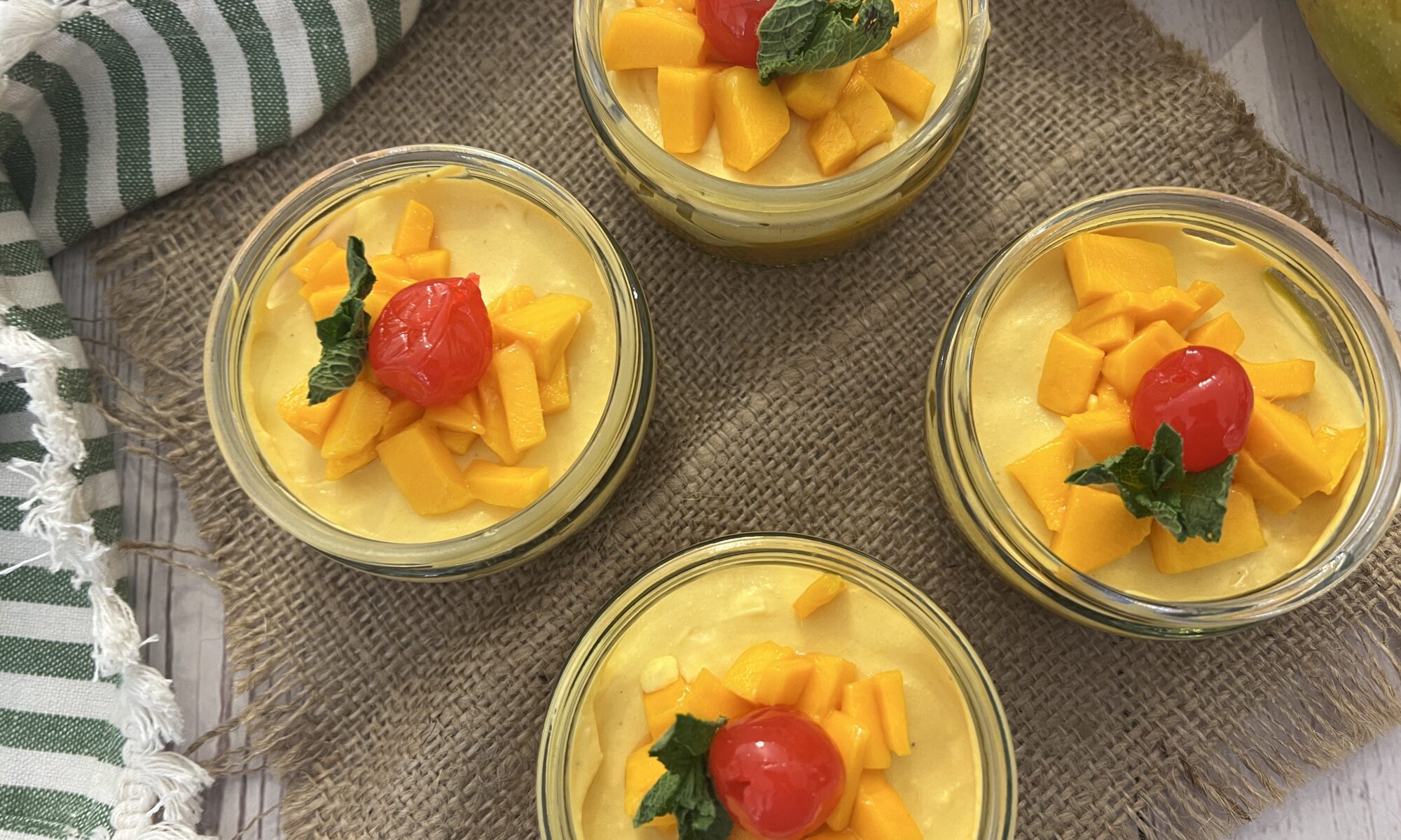 Eggless Mango Mousse Recipe