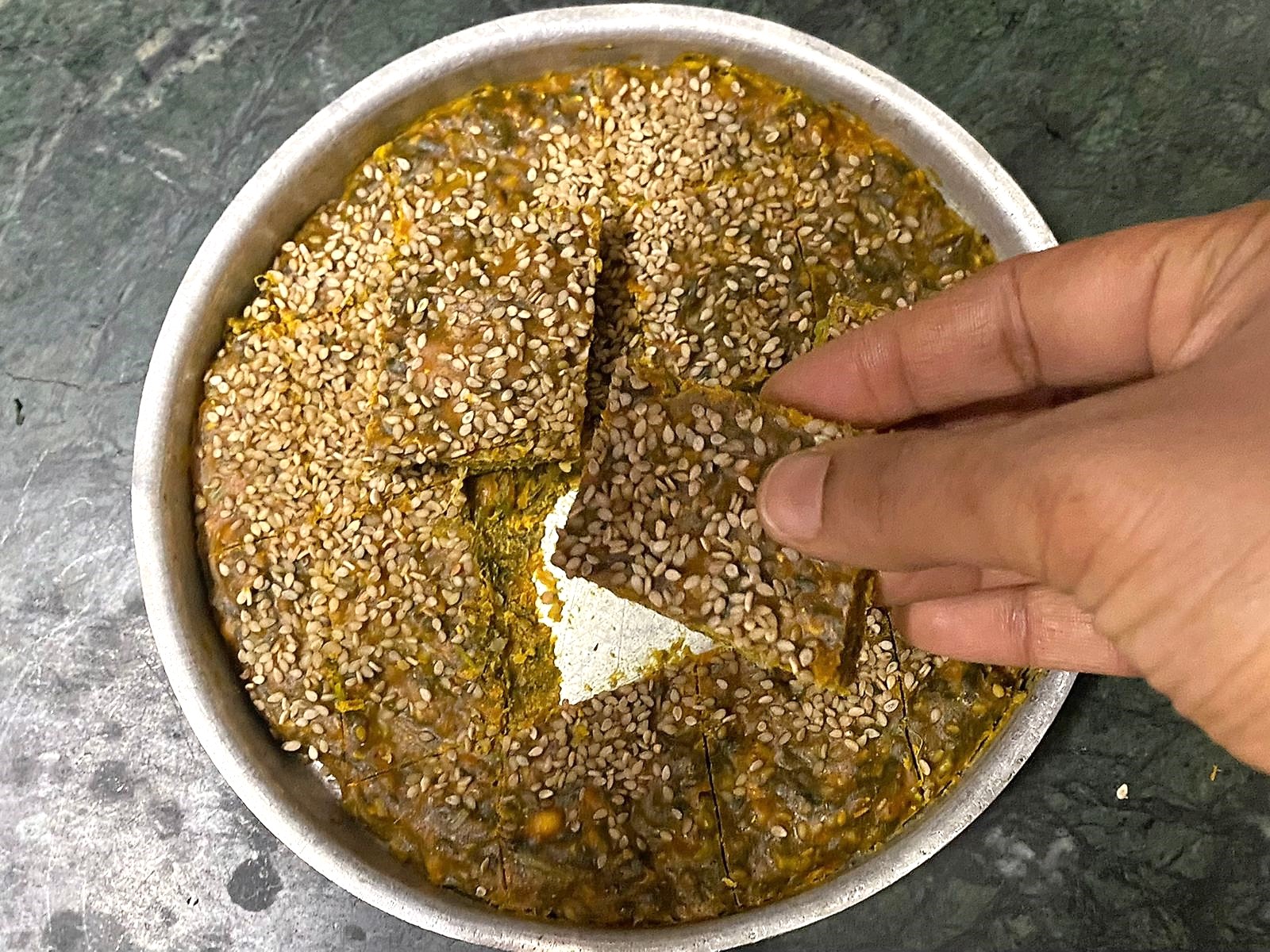 Maharashtrian Kothimbir Vadi Recipe