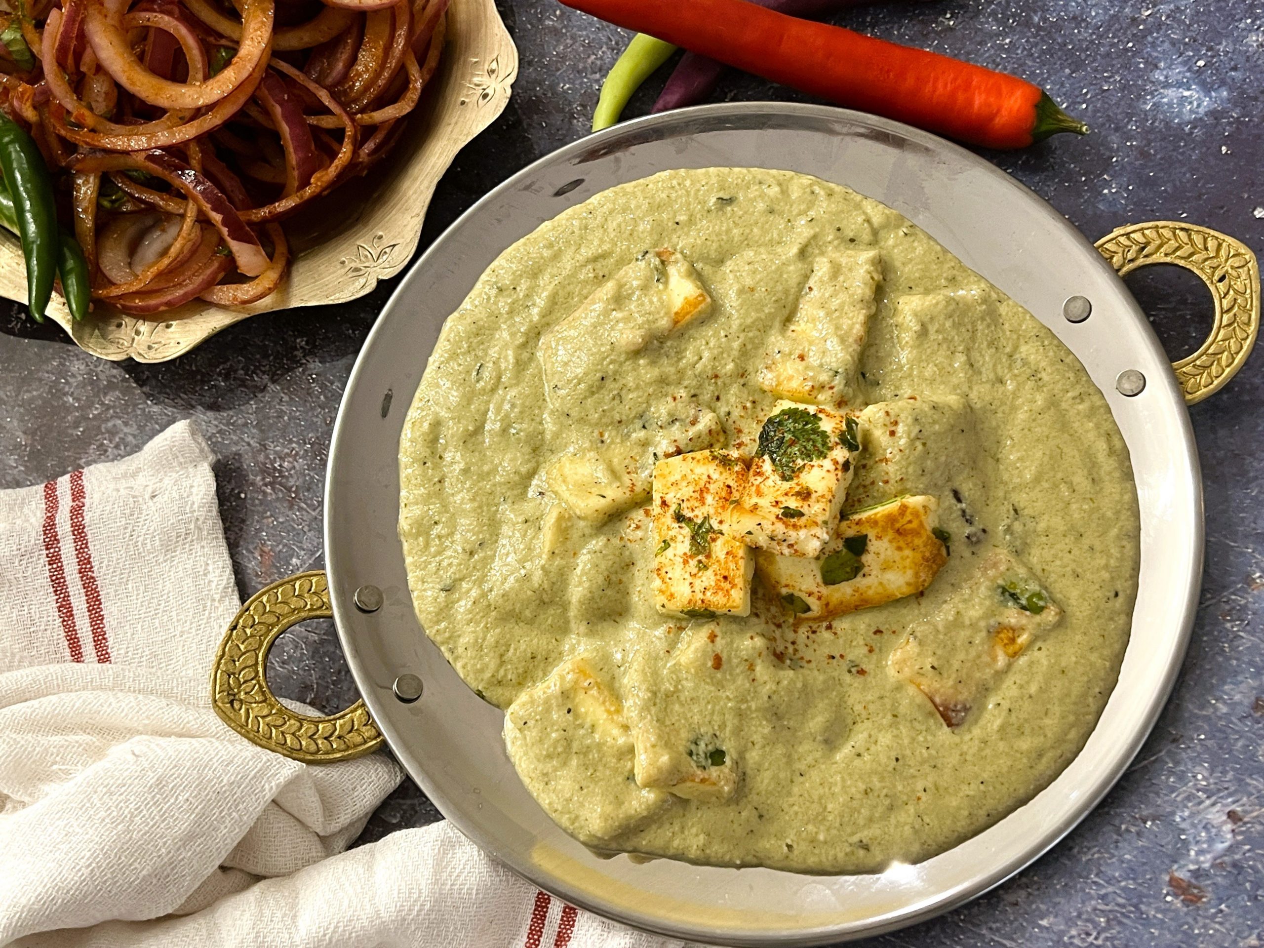 Afghani Paneer Gravy Recipe