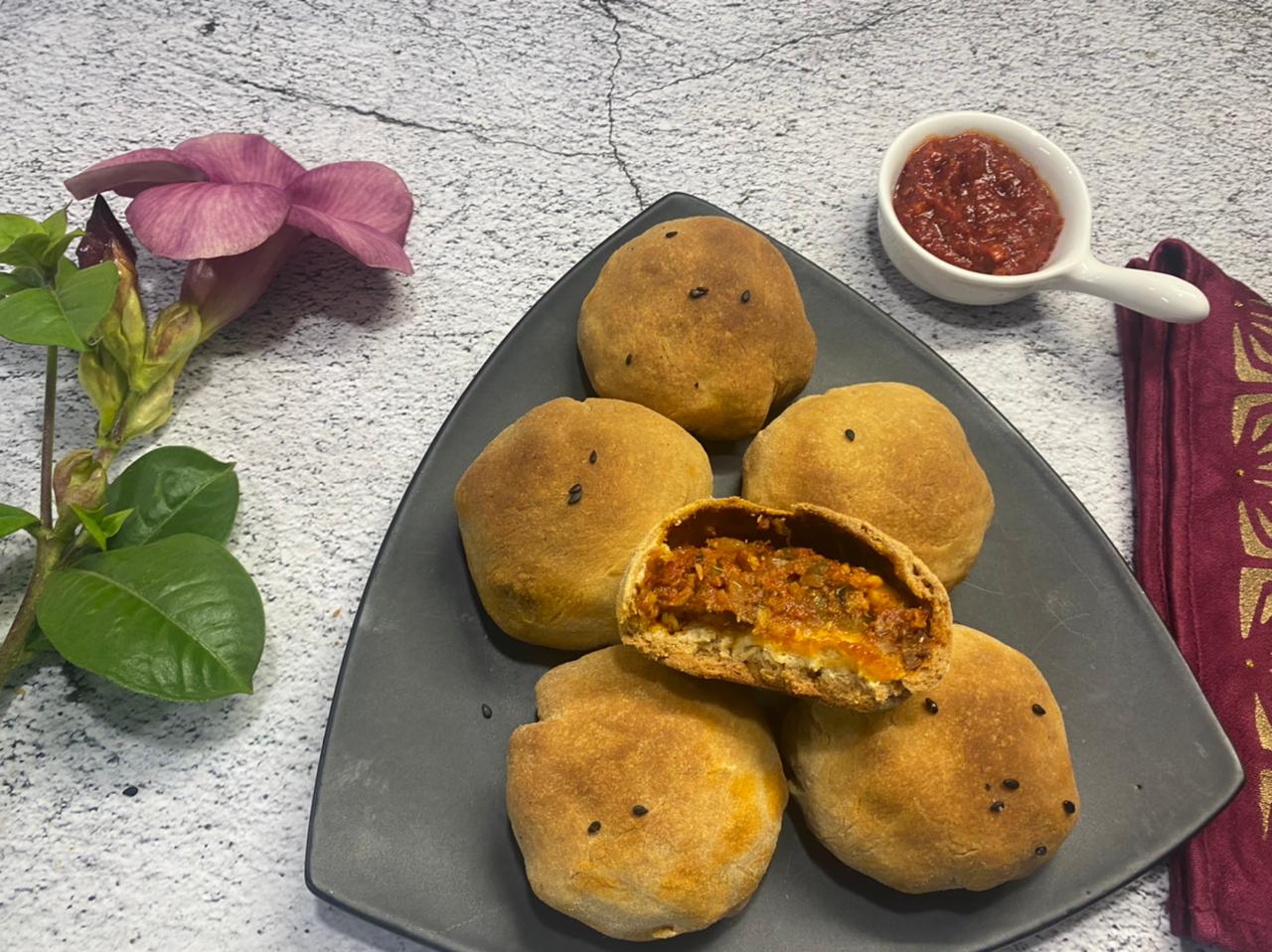 Indian Paneer Buns Recipe