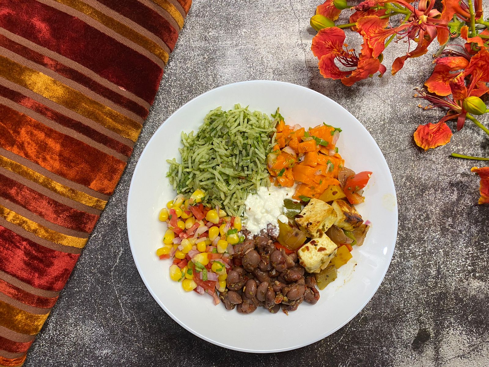 Indo- Mexican Burrito Bowl Recipe