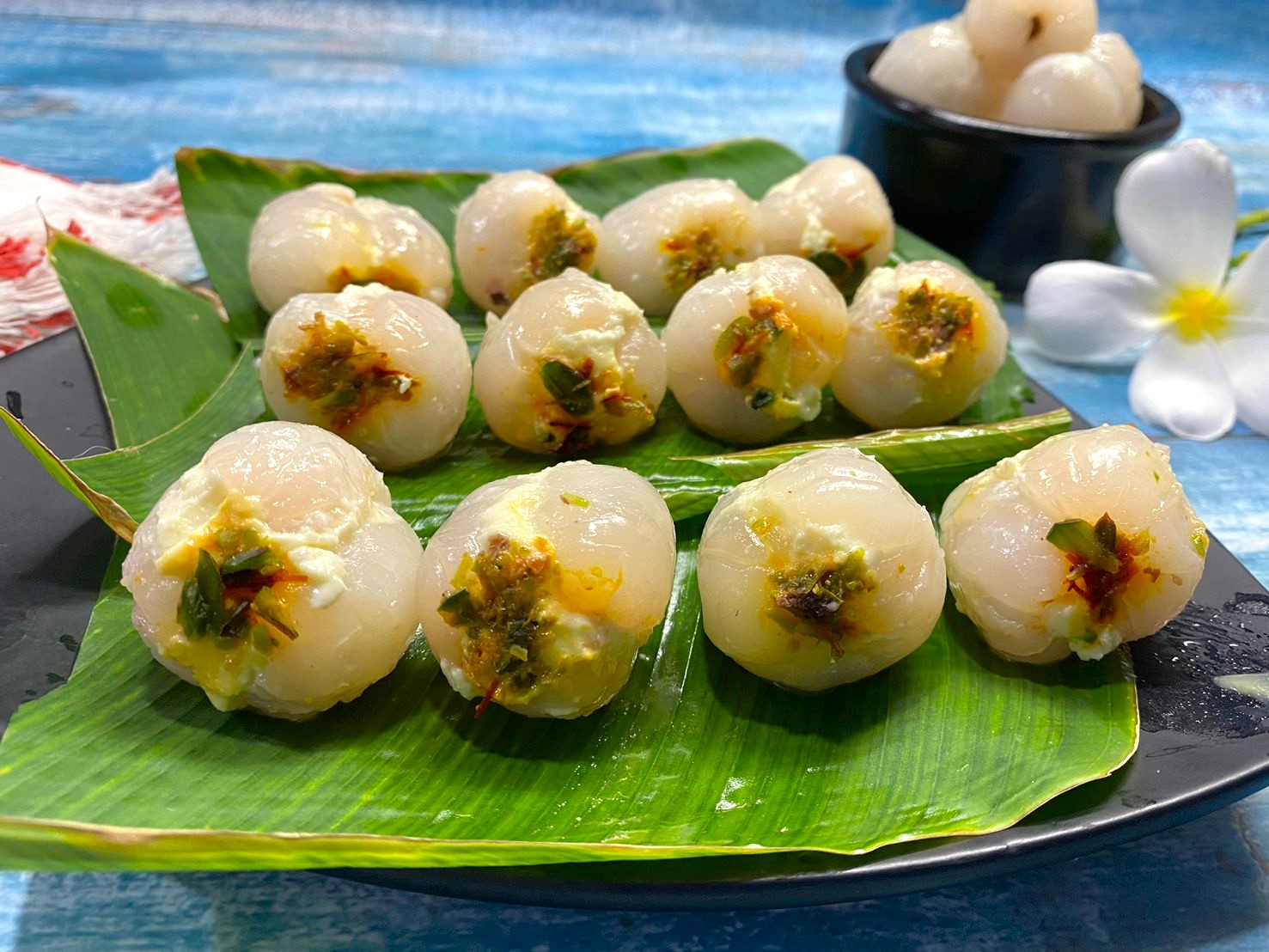 Lychee Sandesh Recipe