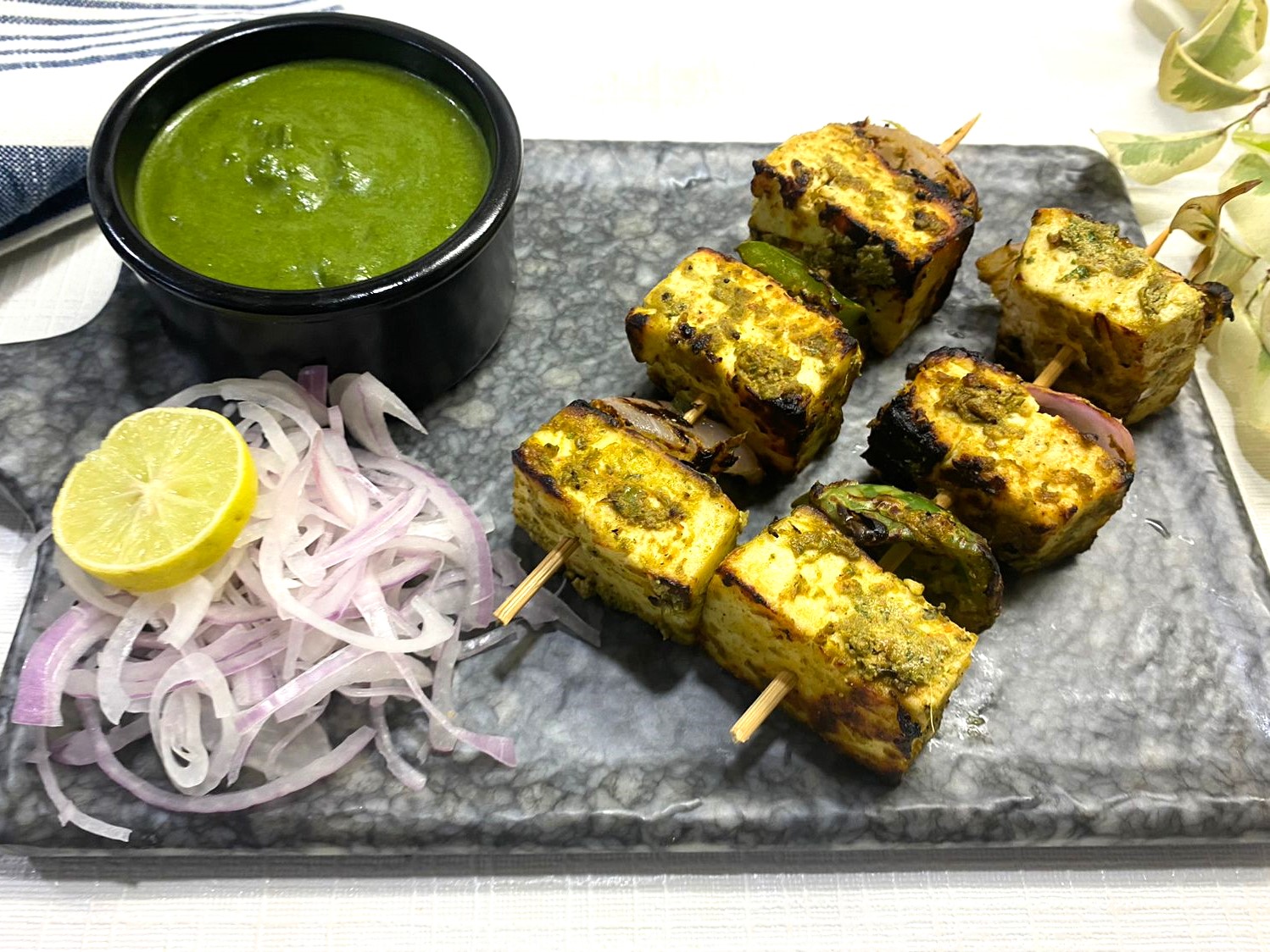 Haryali Paneer Tikka Recipe