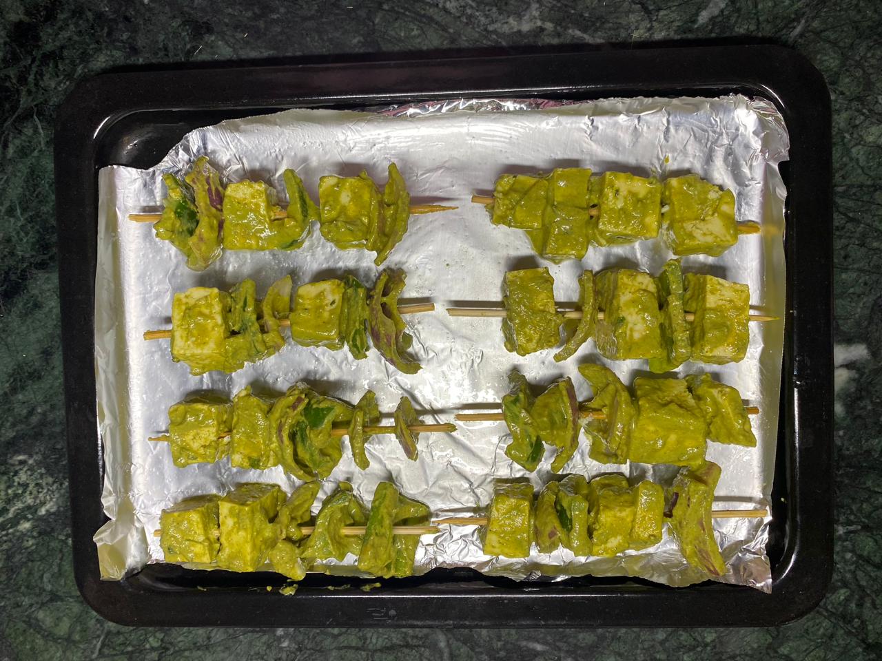 Haryali Paneer Tikka Recipe