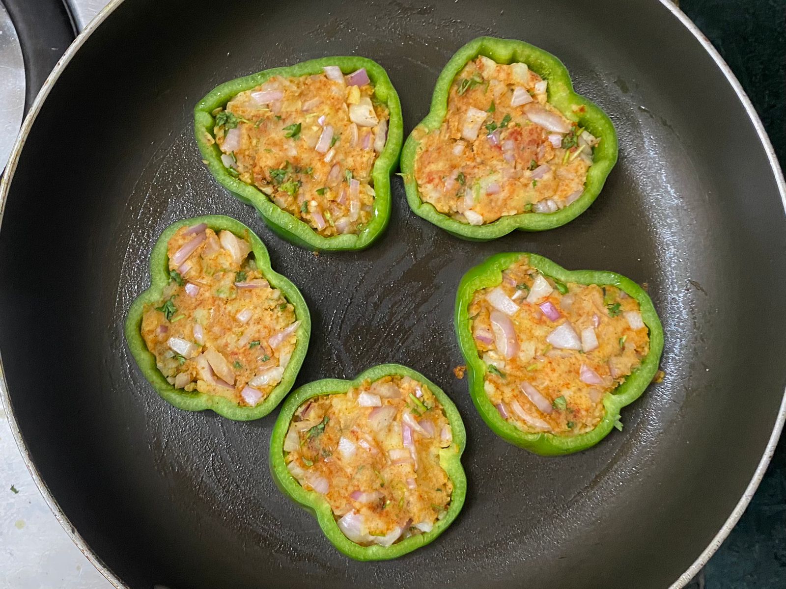 Stuffed Pepper Rings Recipe