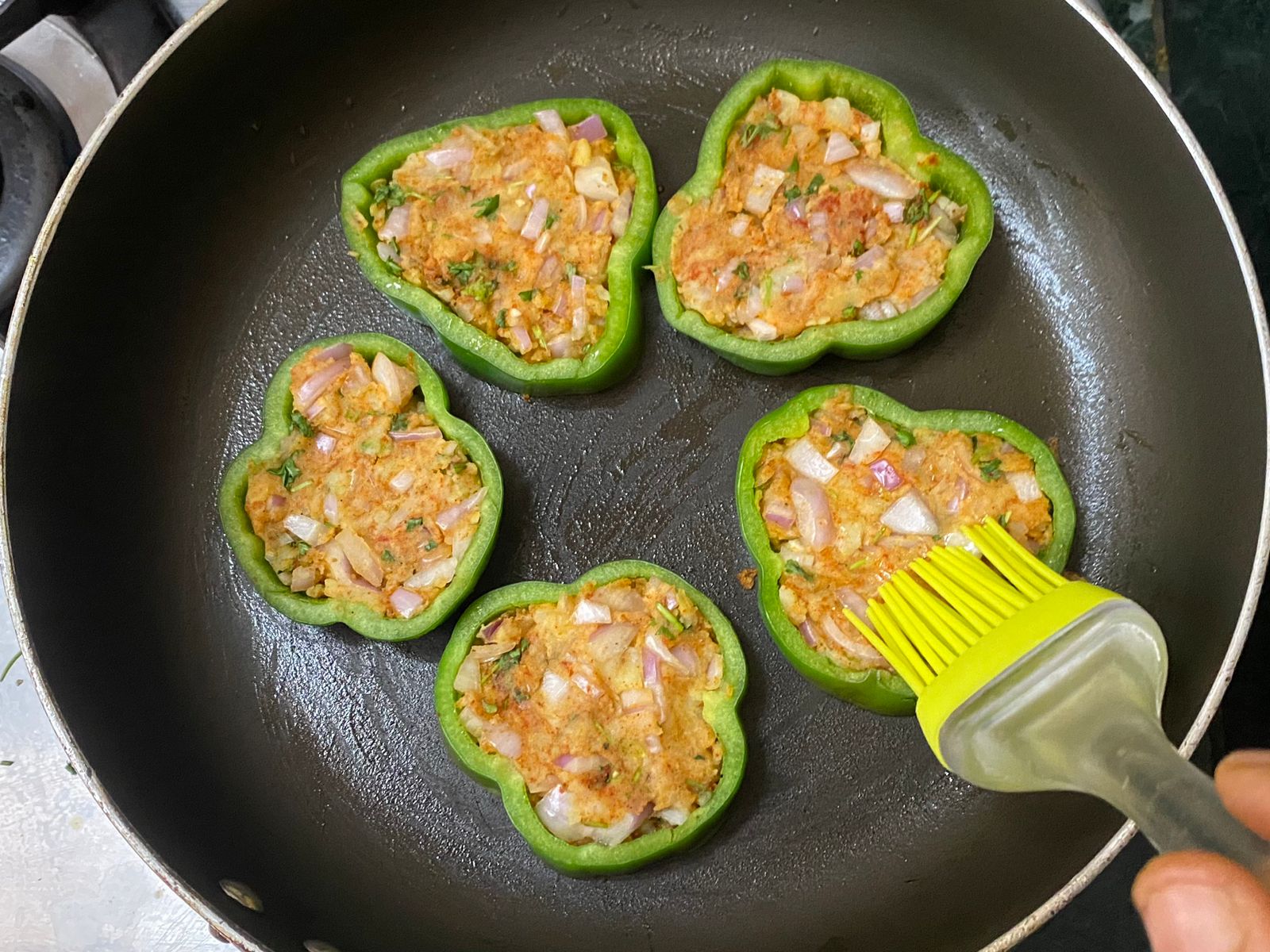 Stuffed Pepper Rings Recipe