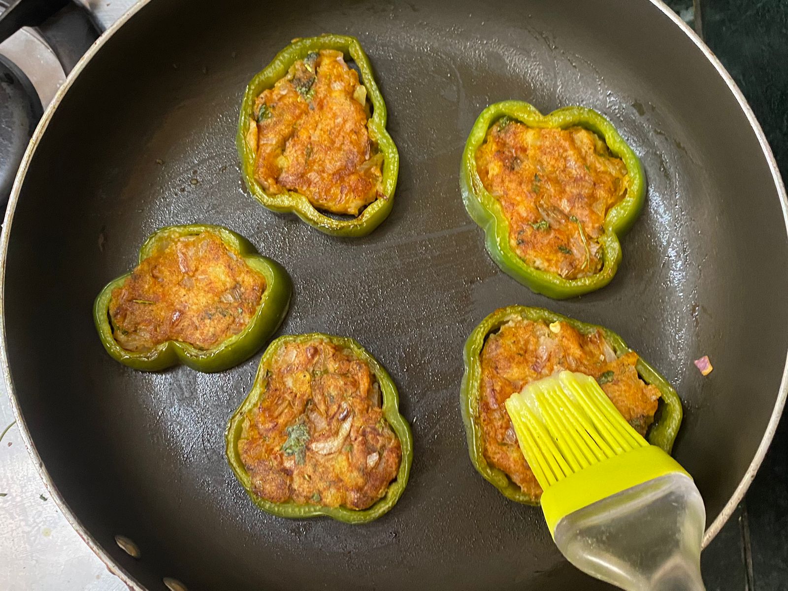 Stuffed Pepper Rings Recipe