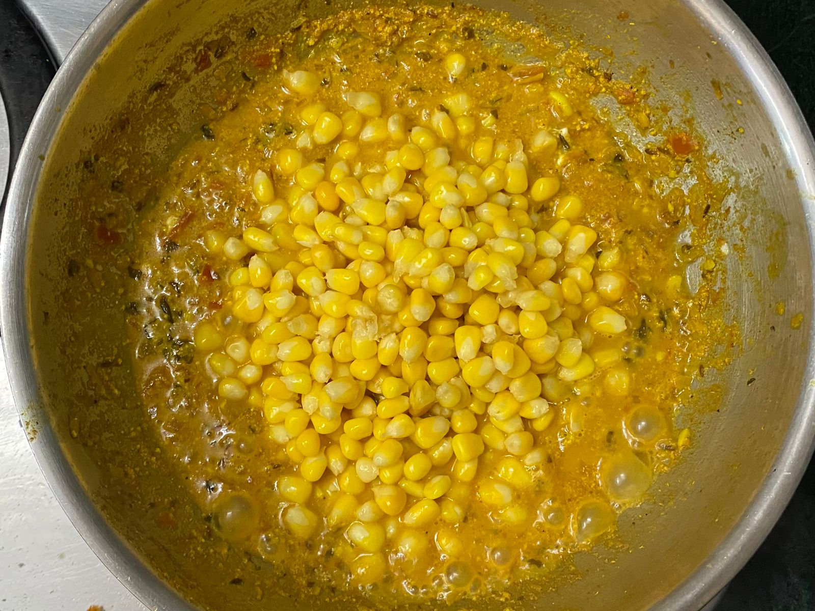 Creamy Masala Corn Recipe