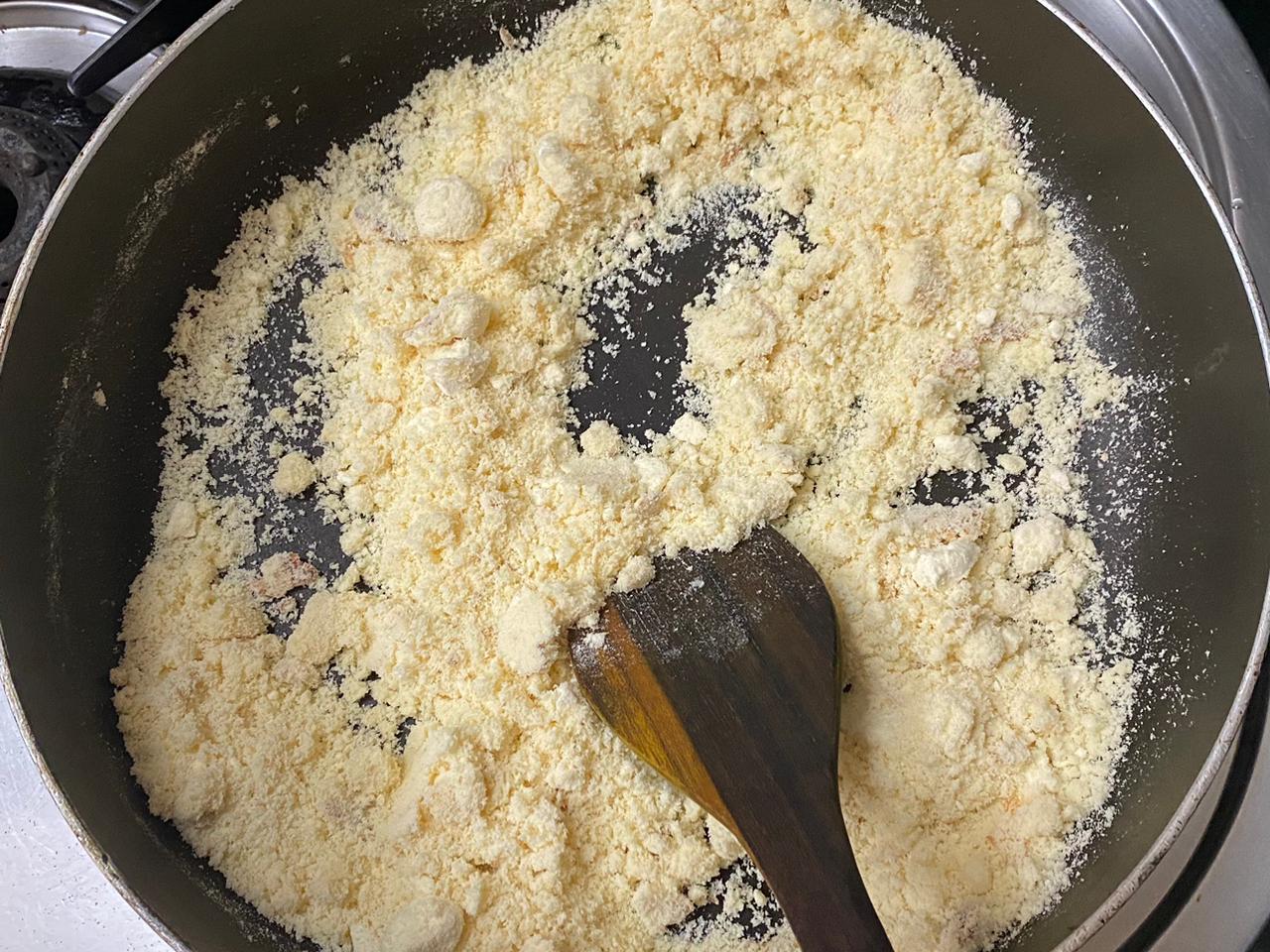 Milk Powder Mathura Peda Recipe