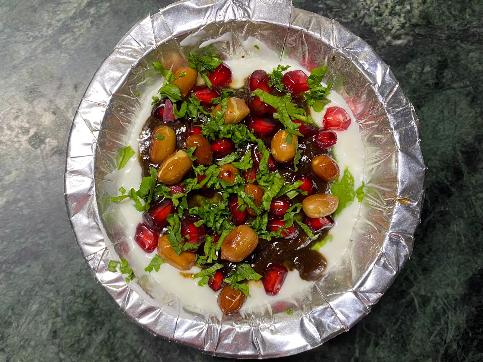 Fasting Aloo Tikki Chaat Recipe