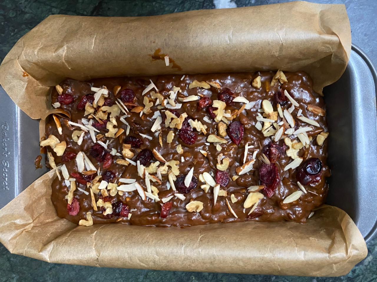 Eggless Plum Cake Recipe