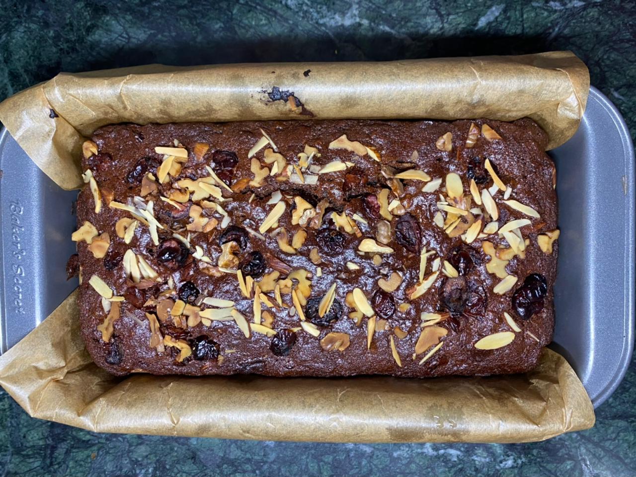 Eggless Plum Cake Recipe