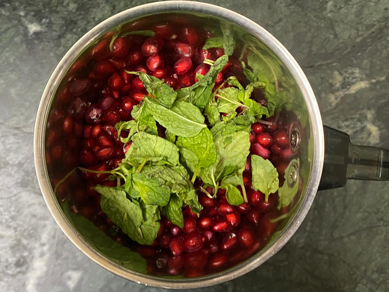 Pomegranate Coconut Cooler