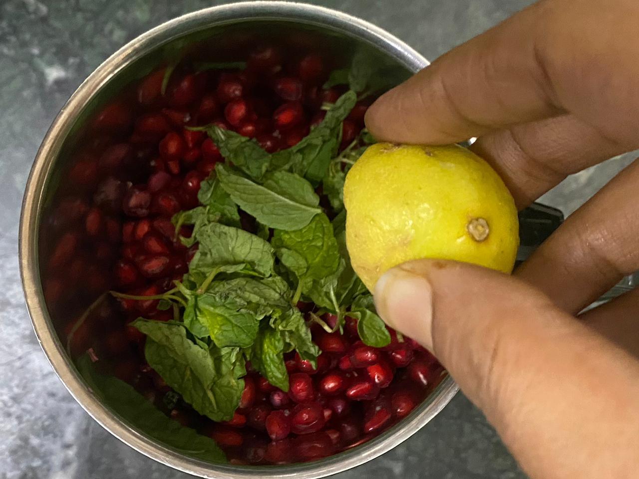 Pomegranate Coconut Cooler