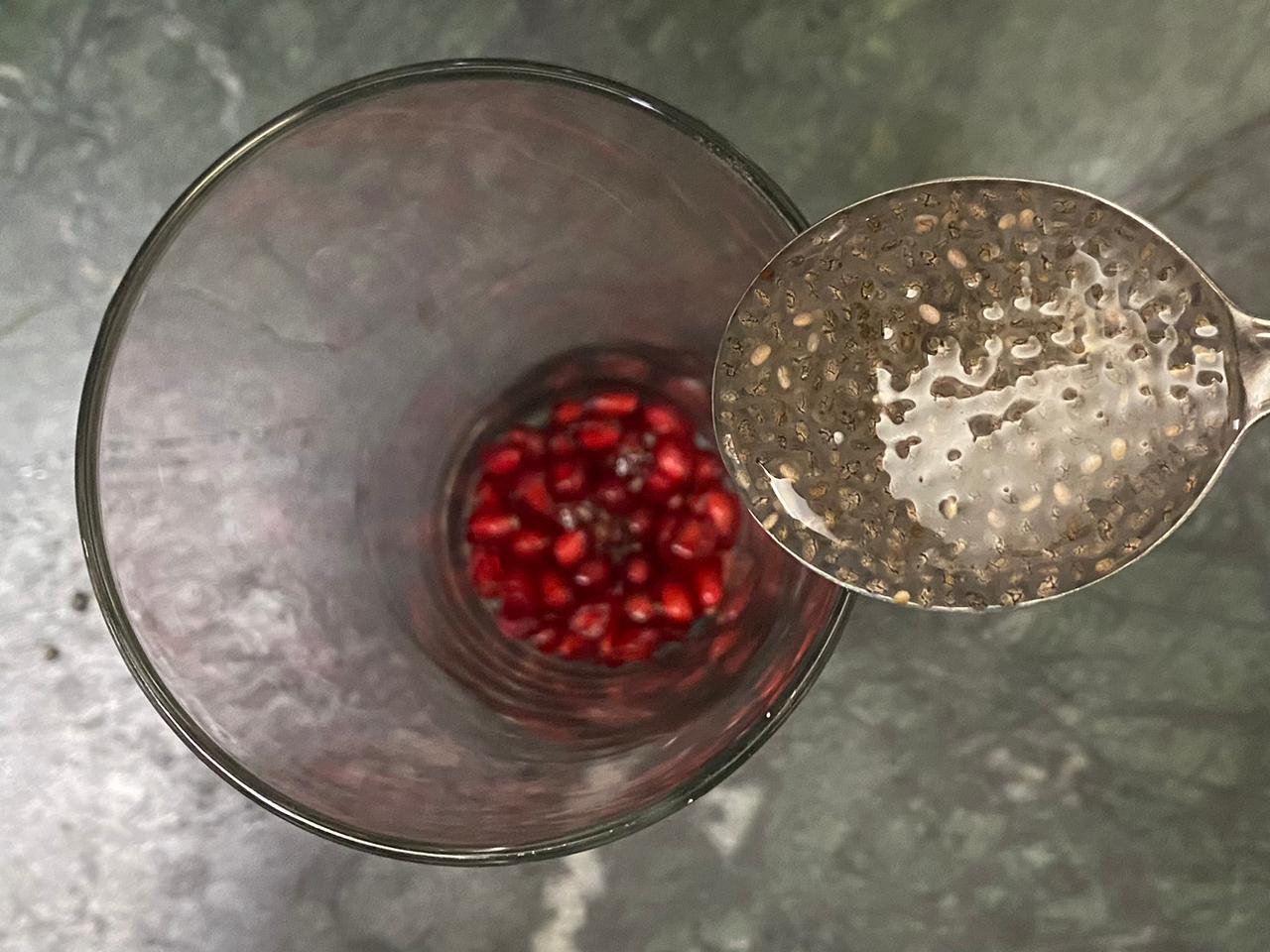 Pomegranate Coconut Cooler