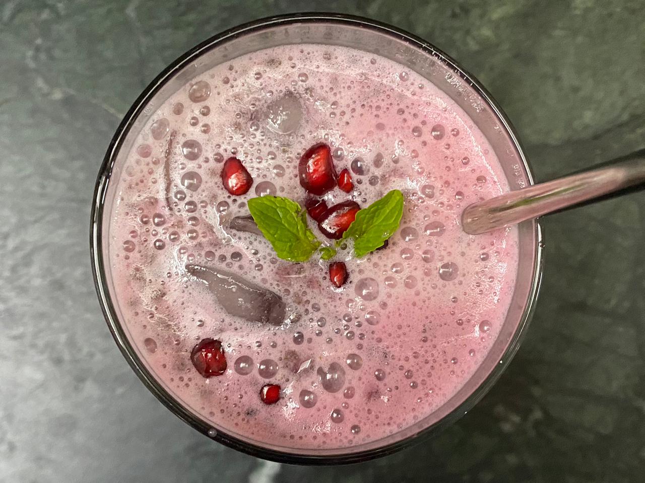 Pomegranate Coconut Cooler