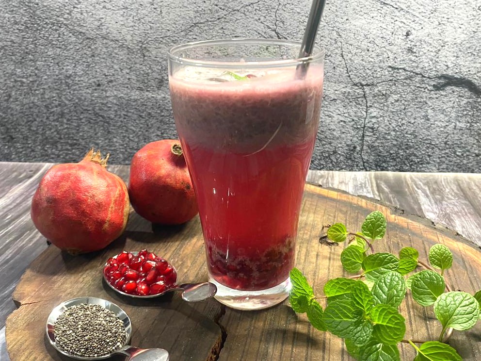 Pomegranate Coconut Cooler