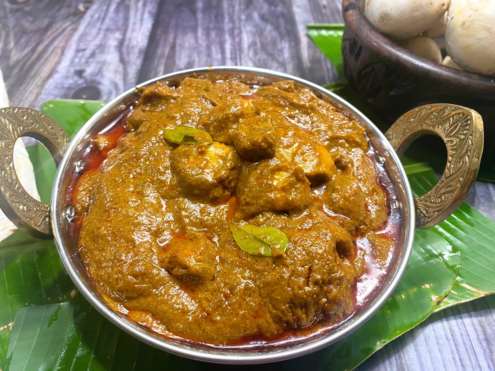 Mangalorean Mushroom Ghee Roast