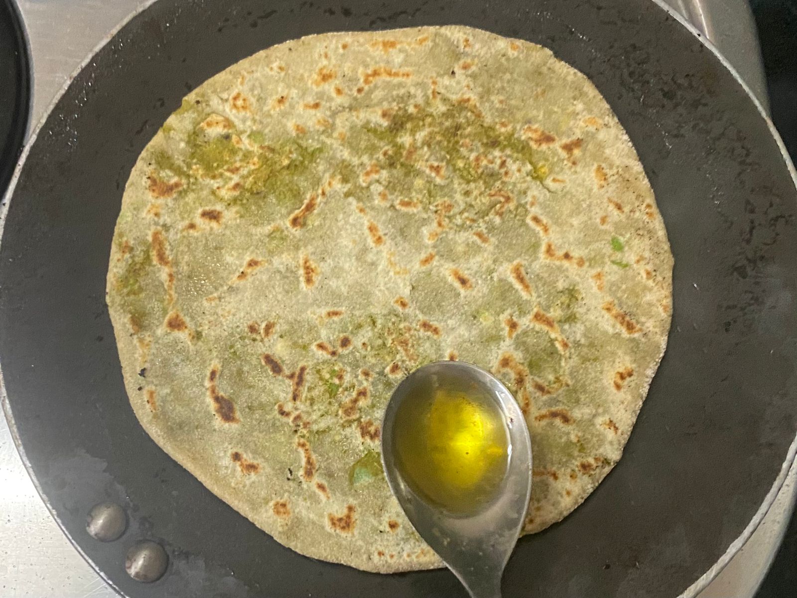 Matar Paratha