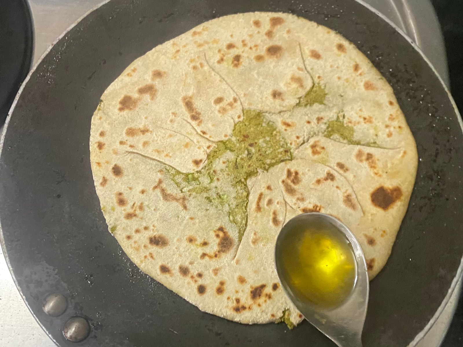 Matar Paratha