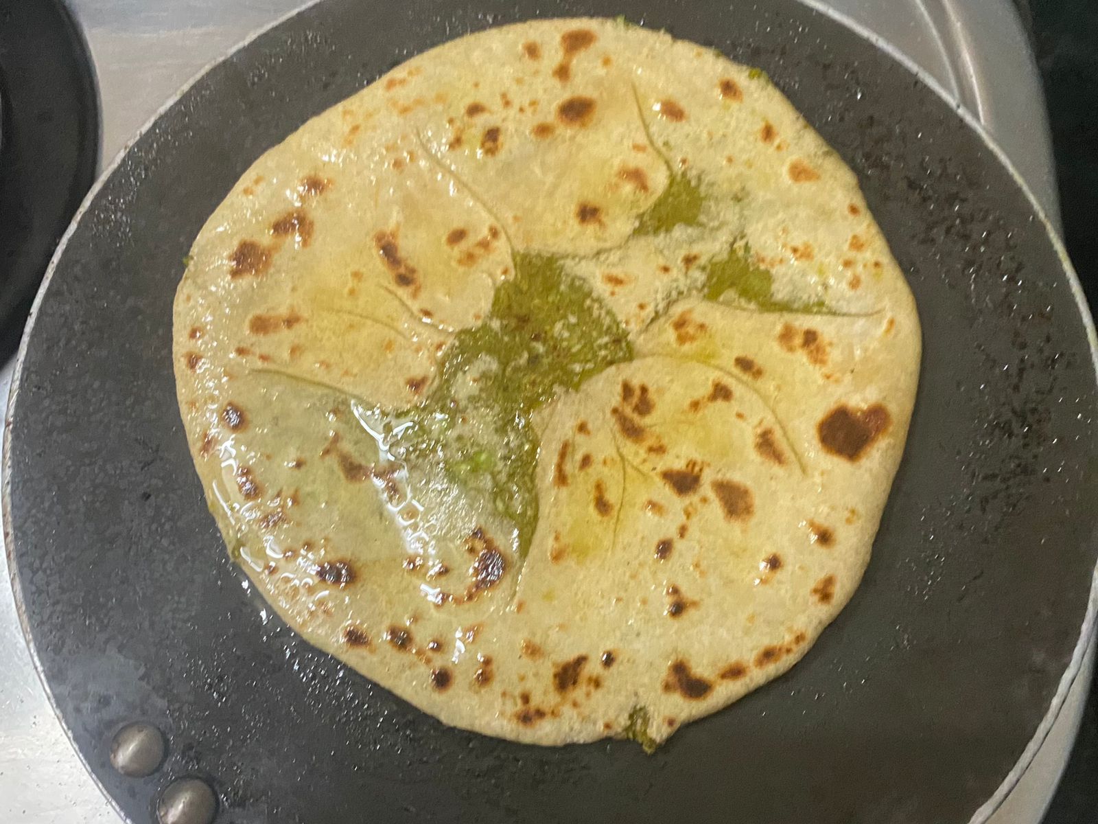 Matar Paratha